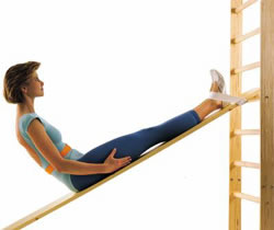 Tunturi Schrägbrett für Sprossenwand