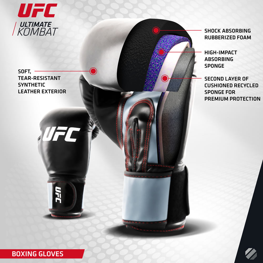 UFC Boxhandschuh Schwarz 12 oz.