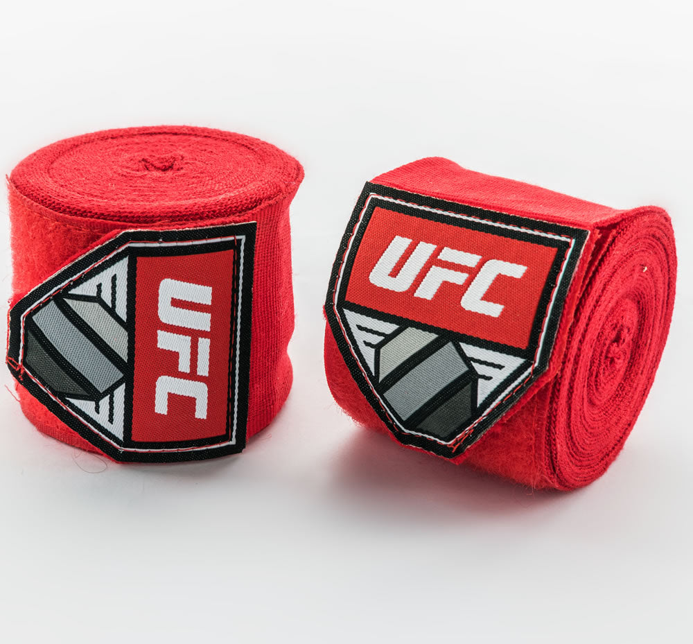 UFC Hand Wraps Boxbandagen Rot 4,6m