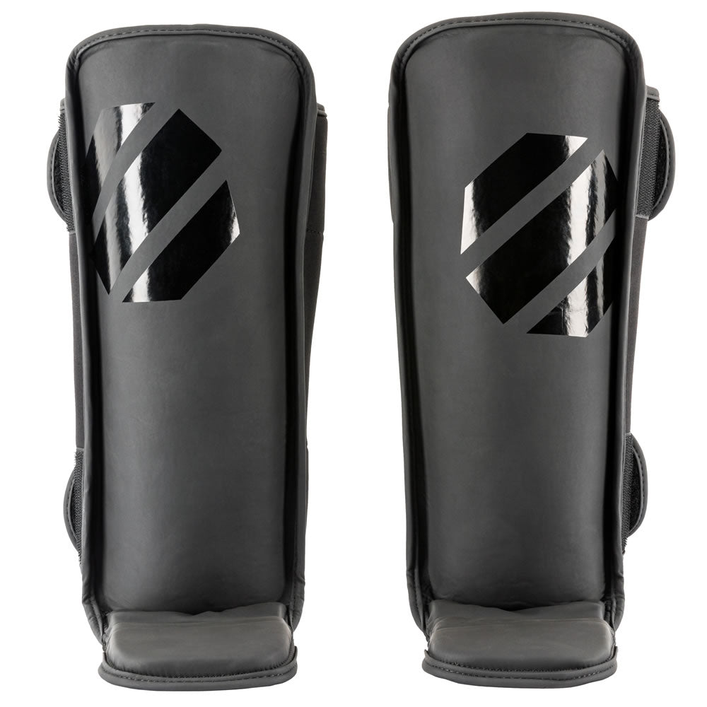 UFC PRO Tonal Grappling Shin Guard Schwarz Gr. XL