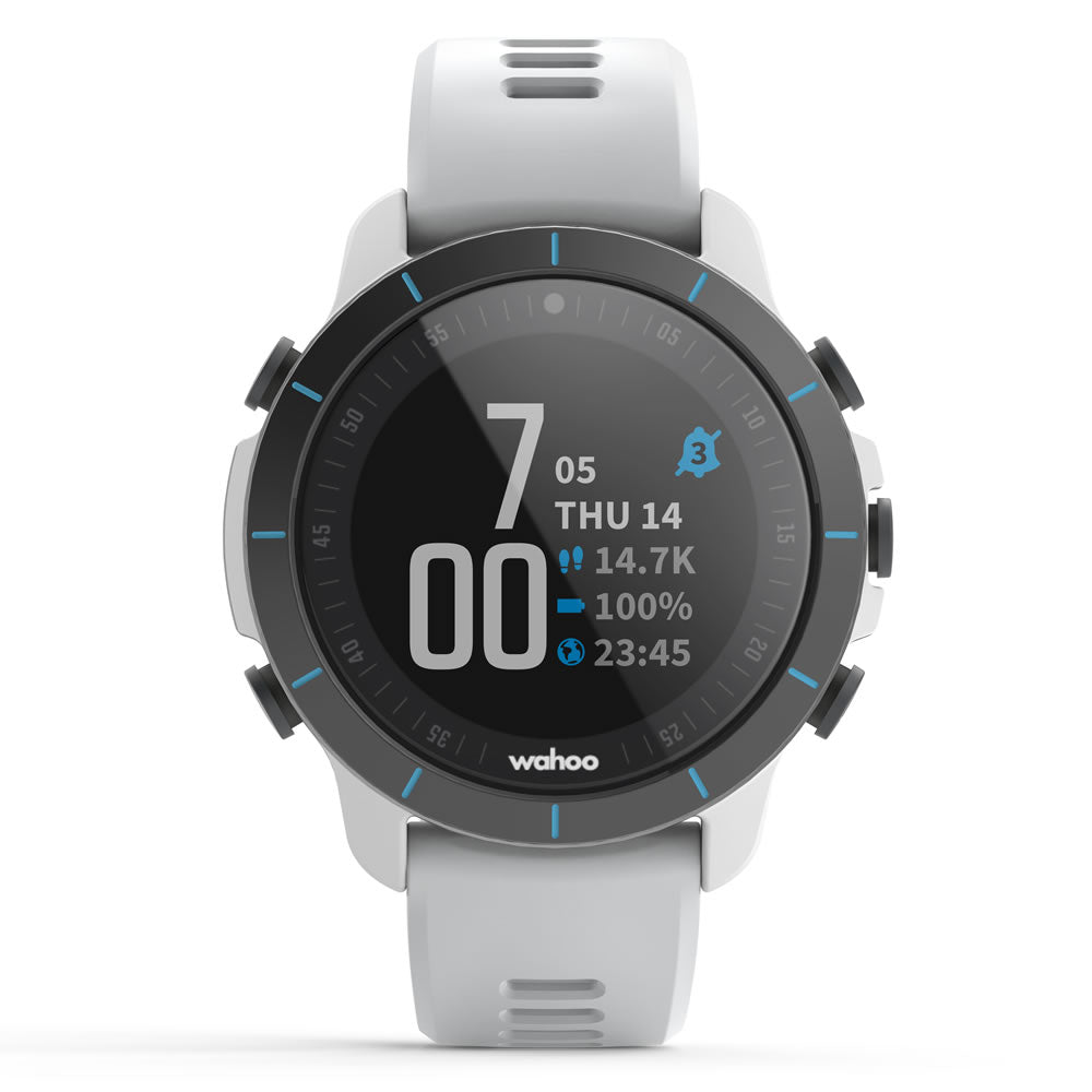 Wahoo ELEMNT RIVAL Multisport GPS Uhr Kona Weiss