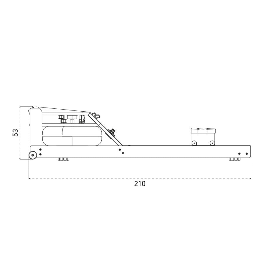 Waterrower Rudergerät Eiche Vintage