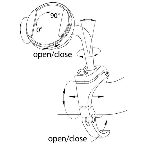 NC-17 Bike Mount Set inkl. Wahoo Fitness iPhone Case