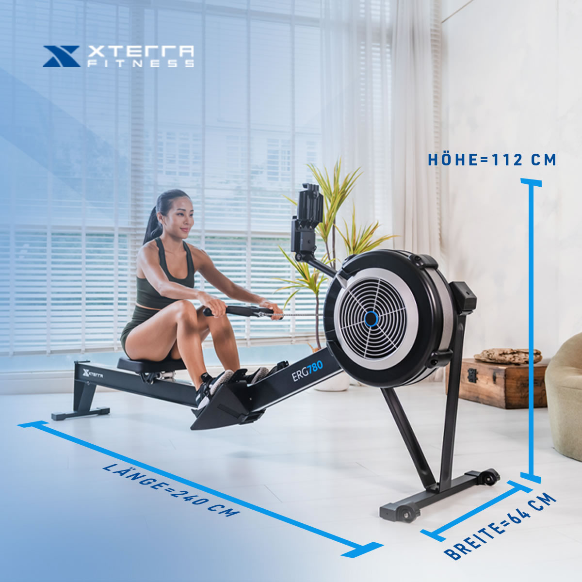 XTERRA Fitness ERG780 Air Rower