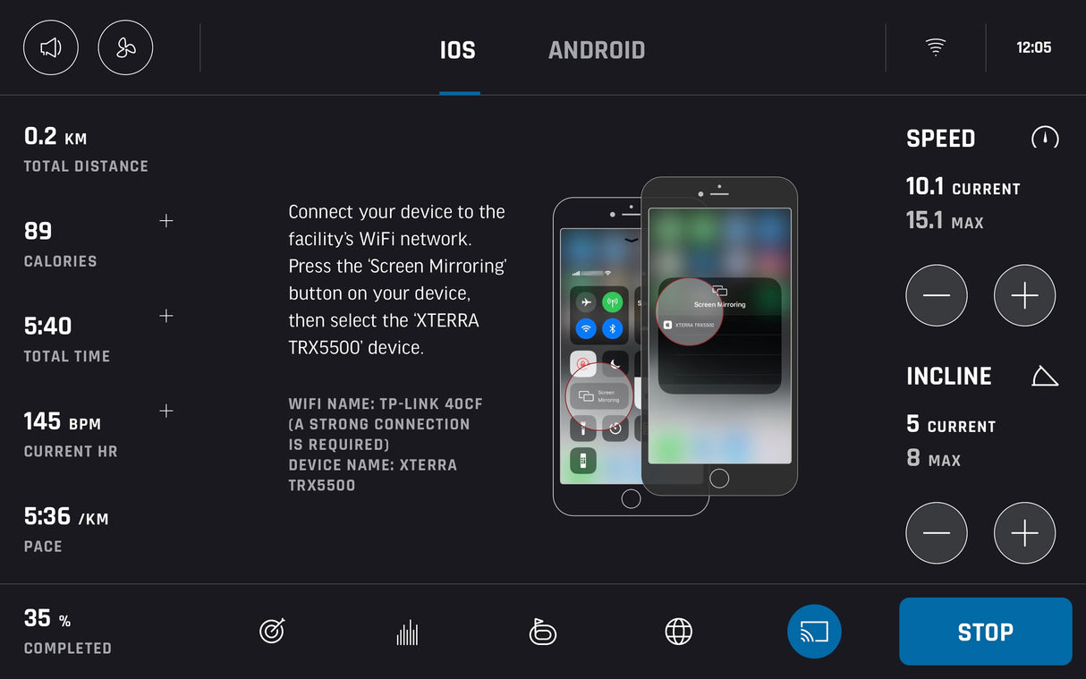 XTERRA Fitness Laufband TRX5500