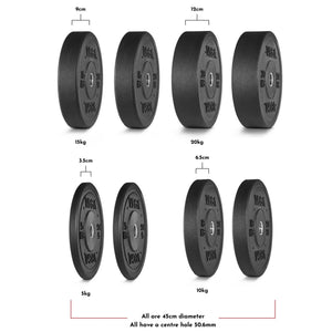 Fuel Fitness Hantelscheibenset Olympia 100kg