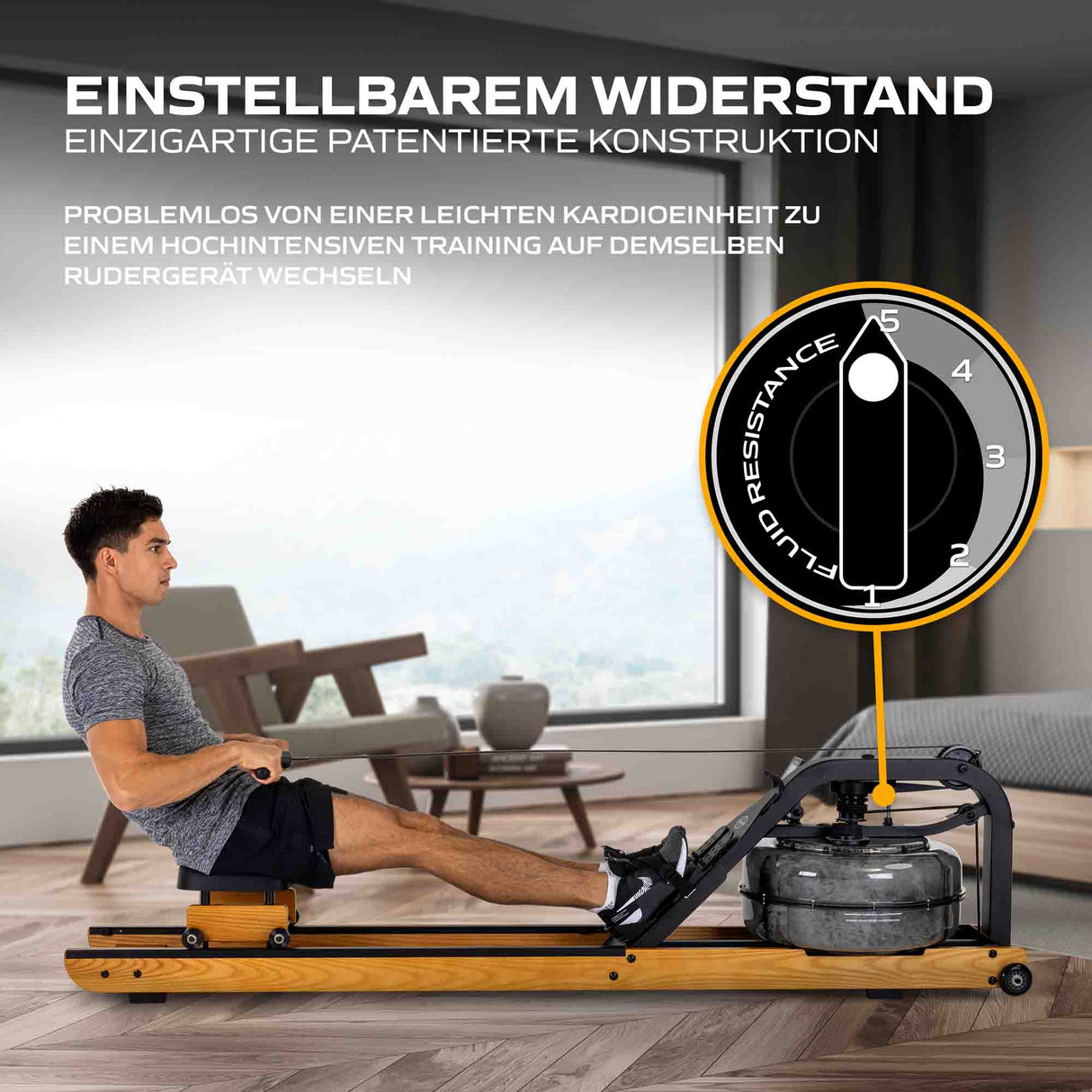 Fluid Rower Rudergerät Apollo V