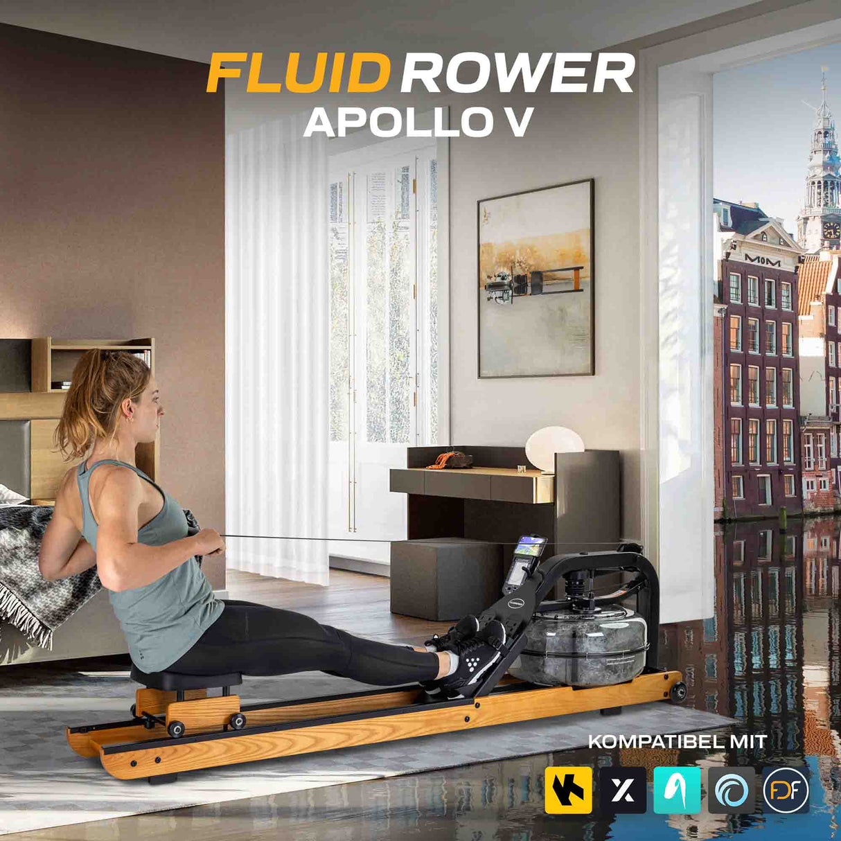 Fluid Rower Rudergerät Apollo V