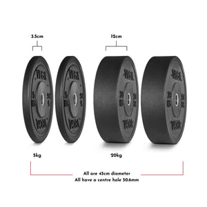 Fuel Fitness Hantelscheibenset Olympia 50kg