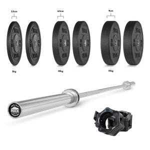 Fuel Fitness Hantelset Olympia 60kg inkl. Stange