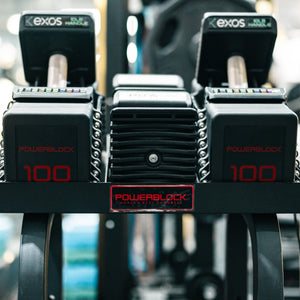 PowerBlock Pro 100 Commercial Hantelpaar 2–45 kg inkl. Pro Rack Stand