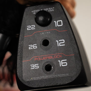PowerBlock Verstellbare Kettlebell 8–16 kg