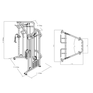 Primal Personal Series Dual Adjustable Pulley 2x 90kg Stack