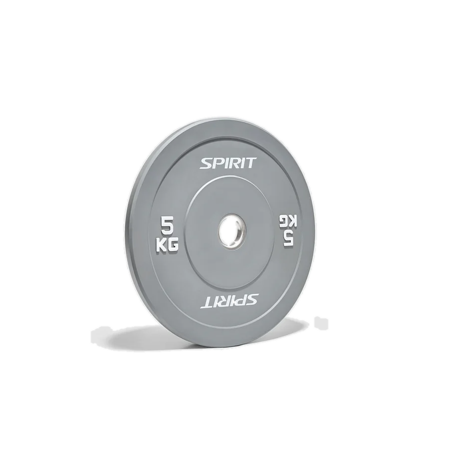 Spirit Fitness Bumper Plates Set inkl. Hantelscheibenständer