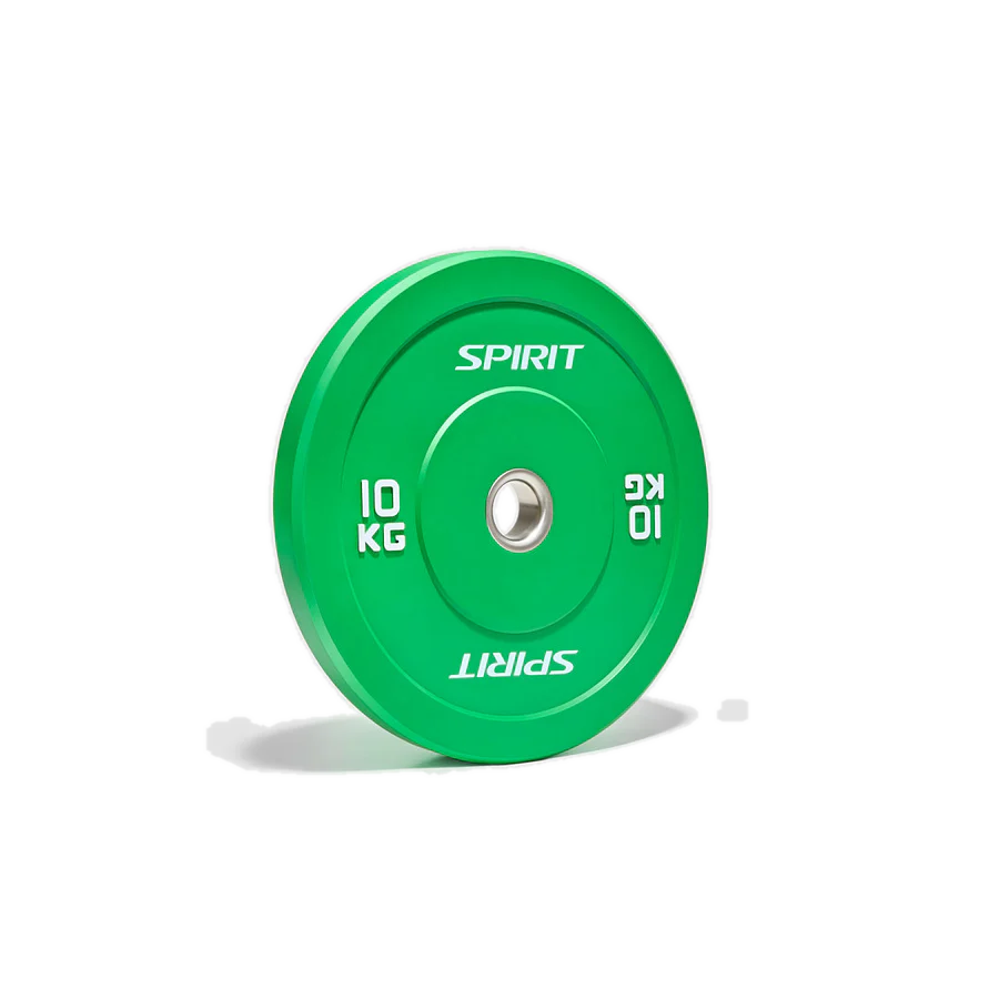 Spirit Fitness Bumper Plates Set inkl. Hantelscheibenständer