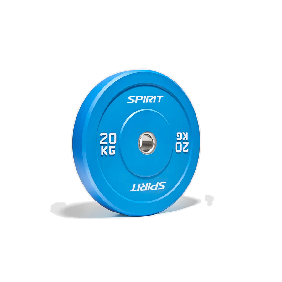 Spirit Fitness Bumper Plates Set inkl. Hantelscheibenständer