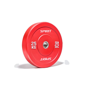 Spirit Fitness Bumper Plates Set inkl. Hantelscheibenständer