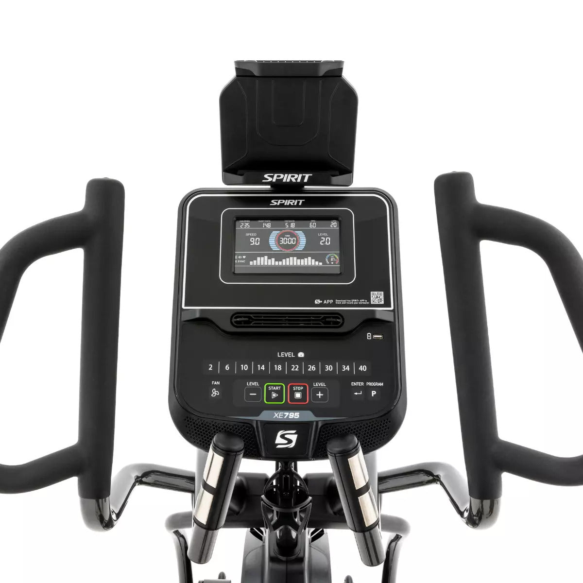 Spirit Fitness Crosstrainer XE795 Black