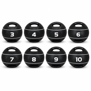 Spirit Double Grip Medizin Ball Black Set