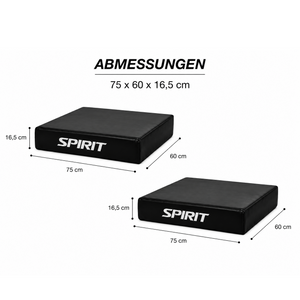 Spirit Fitness Landing Pads Black (Paar)