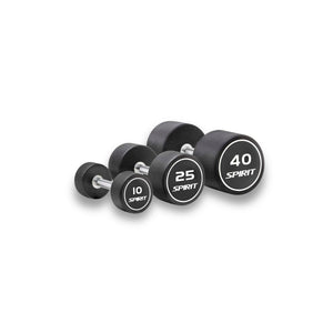 Spirit Fitness Round Rubber Kurzhantel