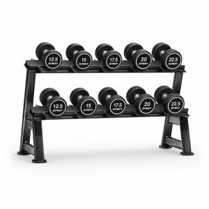 Spirit Fitness Round Rubber Kurzhantel