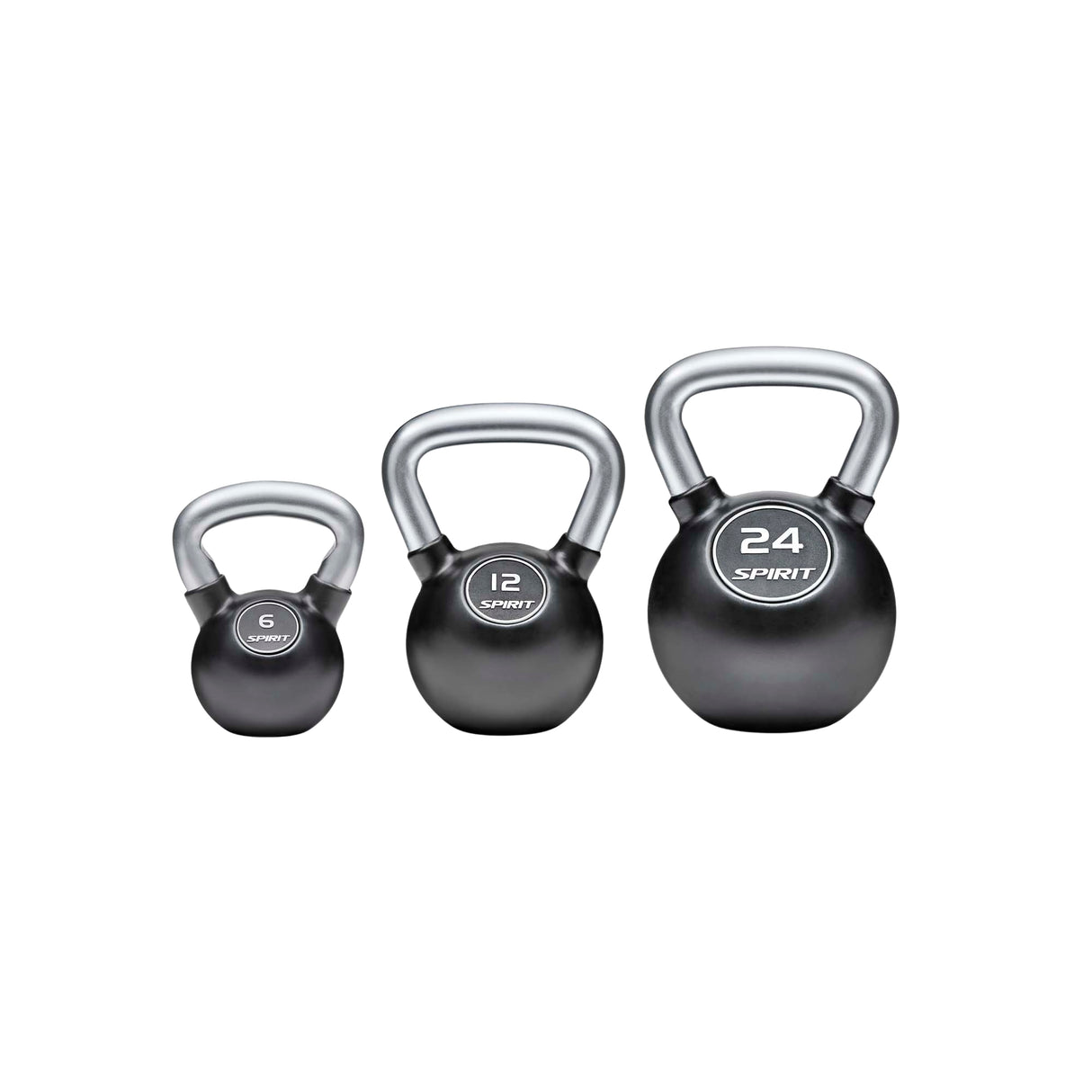 Spirit Fitness Rubber Encased Kettlebell