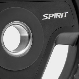 Spirit Fitness Tri-Grip-Plate-Set inkl. Hantelscheibenständer