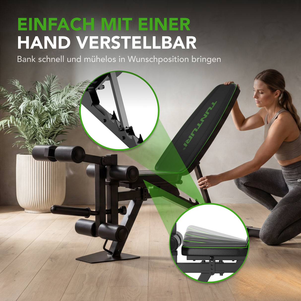 Tunturi UB60 verstellbare Hantelbank