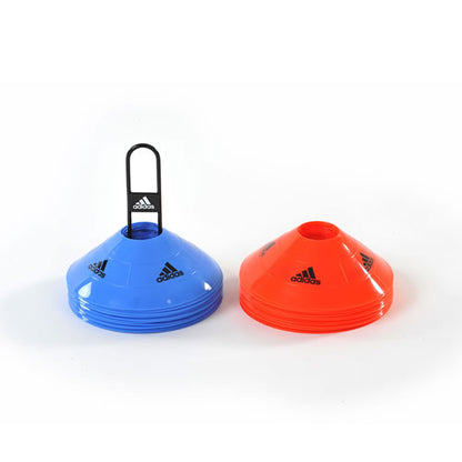 Adidas Speed Discs, Markierungshauben-Set 30 Stück - blau / rot