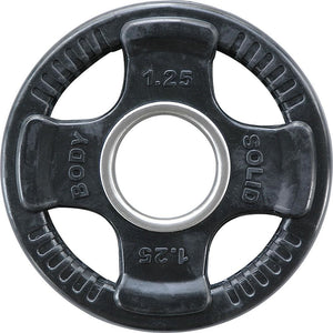 Body-Solid Rubber 4 Grip Olympische Hantelscheiben 1x 1,25kg