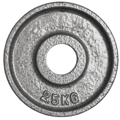 CARDIOfitness Olympia-Hantelscheibe Hammerschlag 50mm 2,5kg