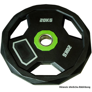 CARDIOfitness Diamond PU Olympia Hantelscheibe mit Stahleinsatz 5kg