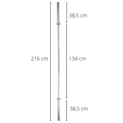 FUEL Fitness Olympia Langhantelstange 216cm bis 340kg inkl. Schnellverschlüsse