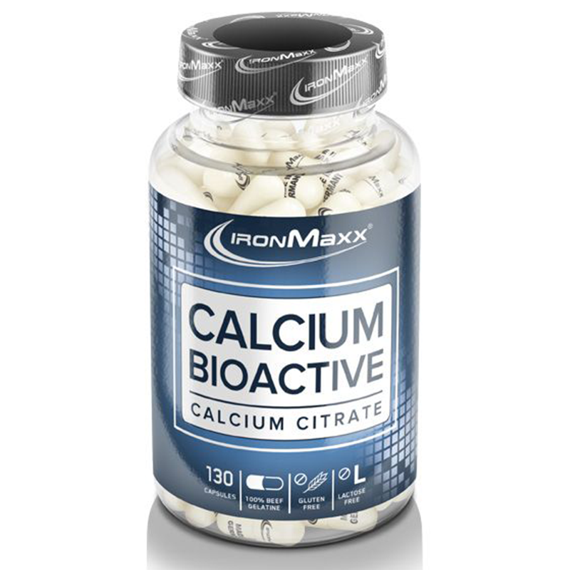 IronMaxx Mineralien Calcium Bioactive Kapseln 130