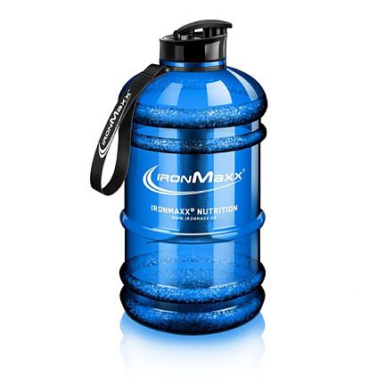 IronMaxx Trinkflasche Water Gallon 2200ml Blau