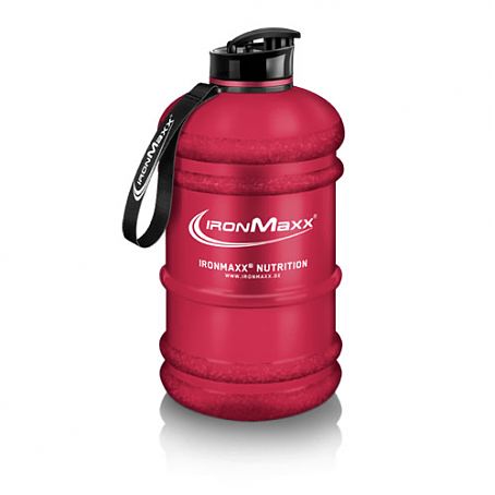 IronMaxx Trinkflasche Water Gallon 2200ml Rot