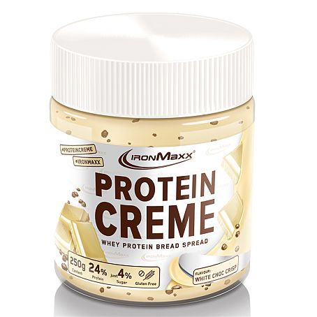 IronMaxx® Eiweißaufstrich Protein Creme (250g)  White Choc-Crisp