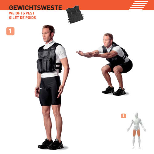 Kettler Gewichtsweste 10kg Nylon