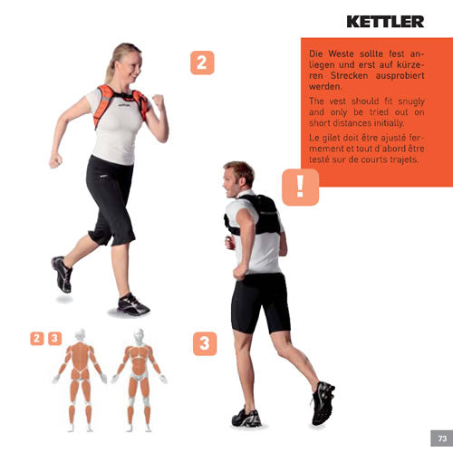 Kettler Gewichtsweste 10kg Nylon