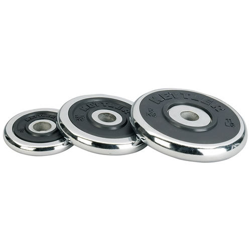Kettler Chrom-Gummi Hantelscheibe 15 kg