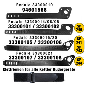 KETTLER® Ersatzteil Pedalriemen Links für Pedale (SP-241 u. SP-243)