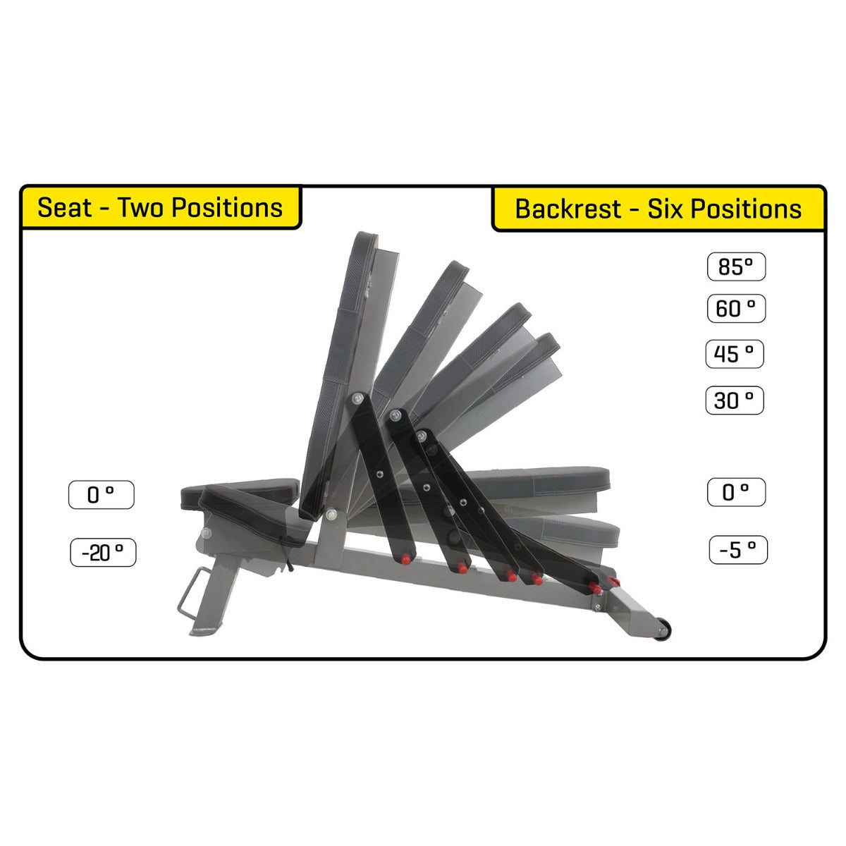 MX Select MX Bench verstellbare Hantelbank