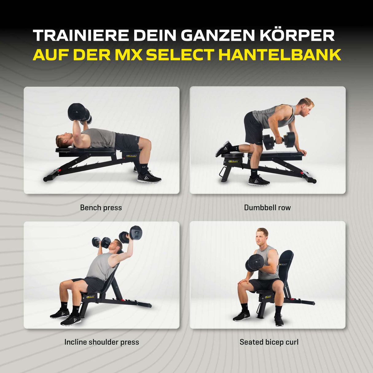 MX Select verstellbare Hantelbank