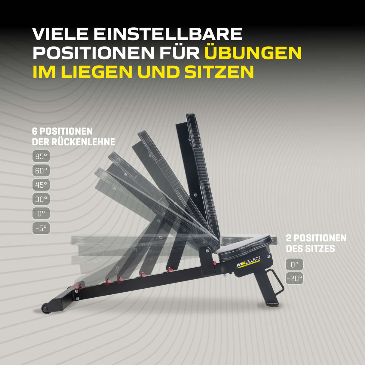 MX Select verstellbare Hantelbank