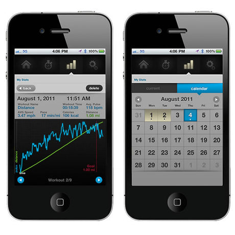 scosche myTREK Puls- und Trainingsarmband iPhone/ iPod