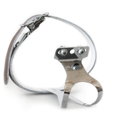 NOHrD Pedalhaken mit Lederriemen