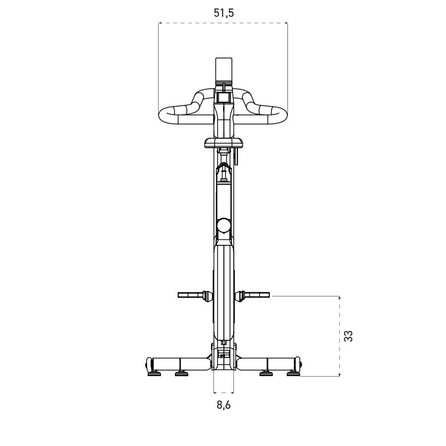NOHRD Bike V.2 Shadow Fahrradergometer