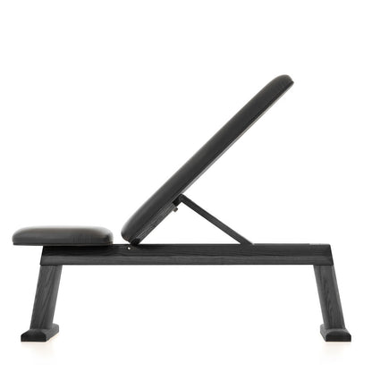 NOHrD WeightBench Schwarz Echtleder Schwarz