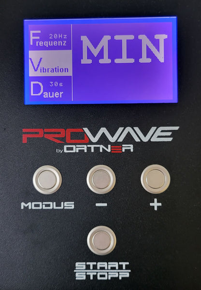 Prowave Vibrationsplatte 9.0 by Ortner Ausstellergerät